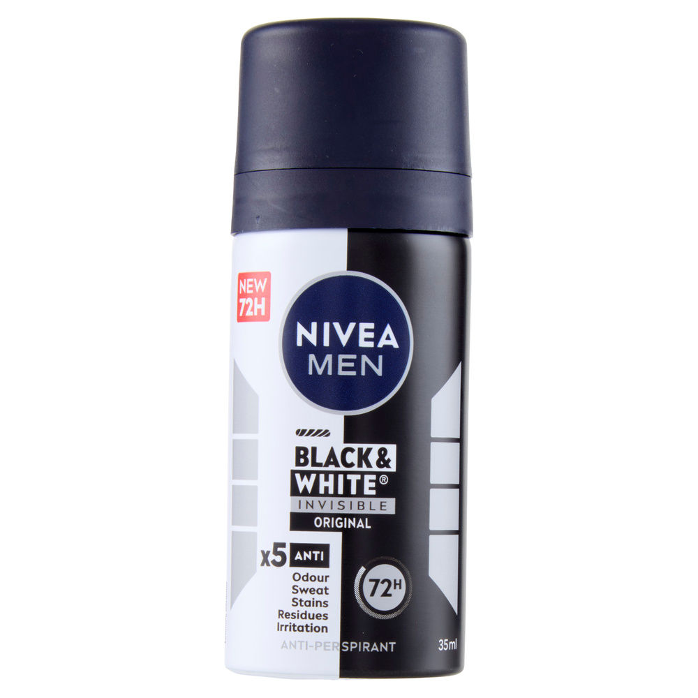 DEODORANTE MINI TAGLIA BLACK&WHITE MEN NIVEA SPRAY ML. 35 - 3