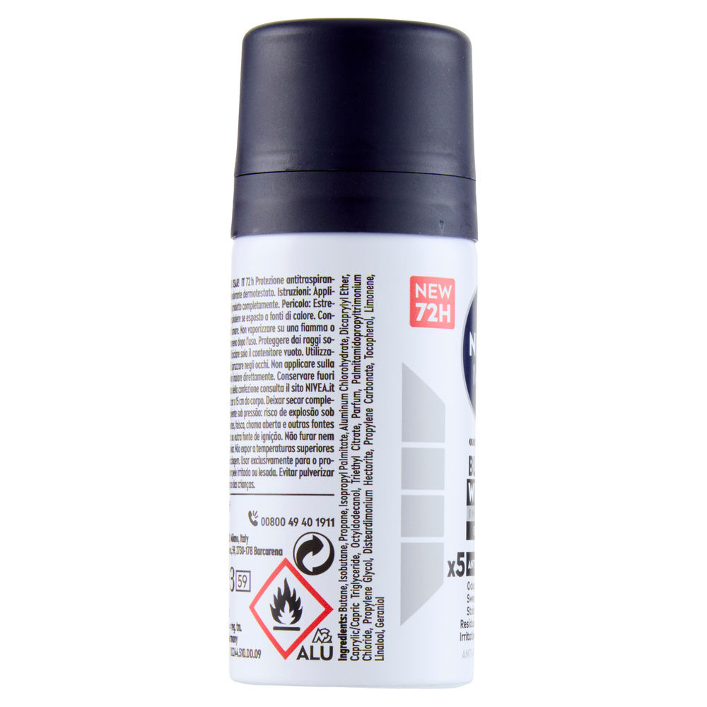 DEODORANTE MINI TAGLIA BLACK&WHITE MEN NIVEA SPRAY ML. 35 - 4
