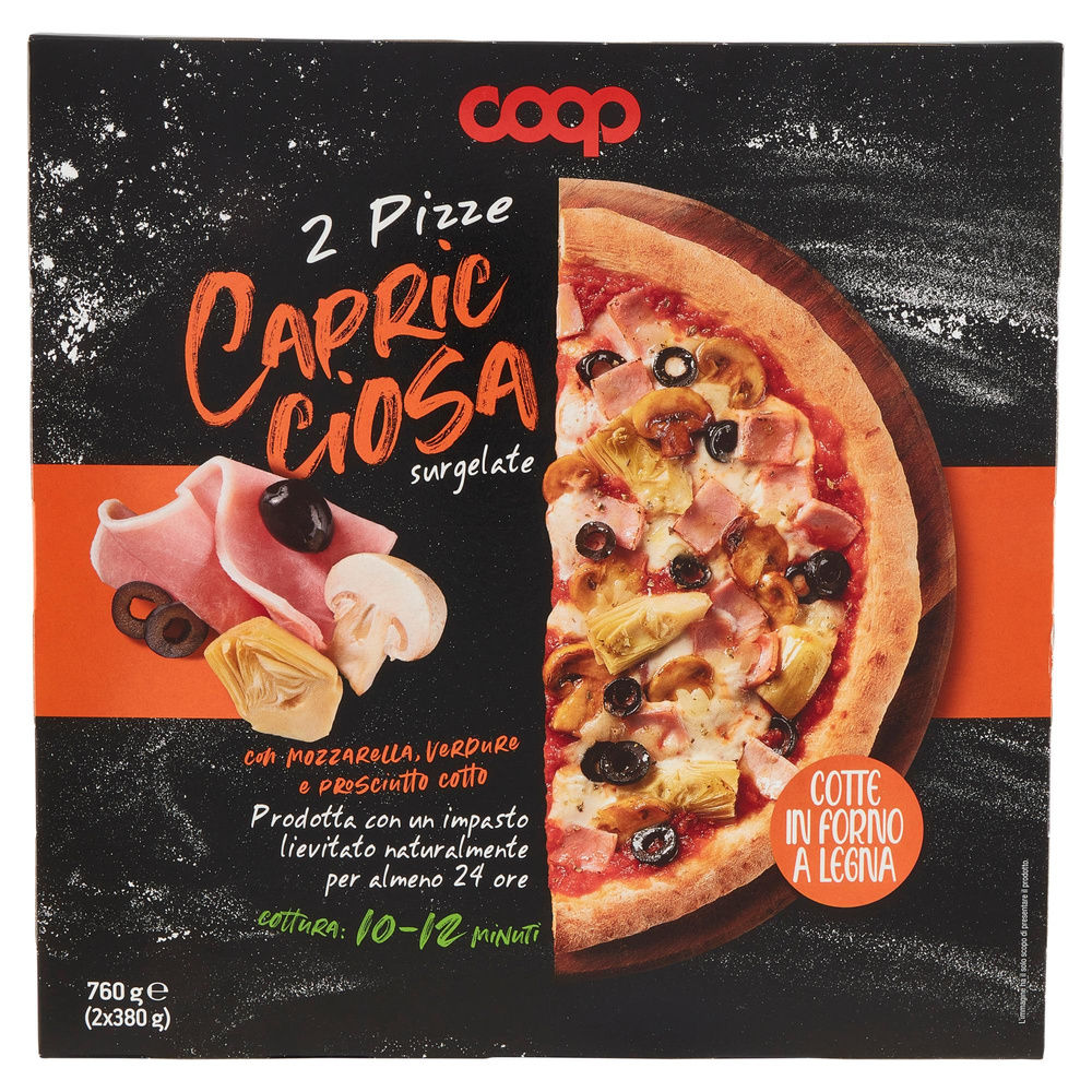 PIZZA CAPRICCIOSA COOP 2PZ SURG. G 760 - 2