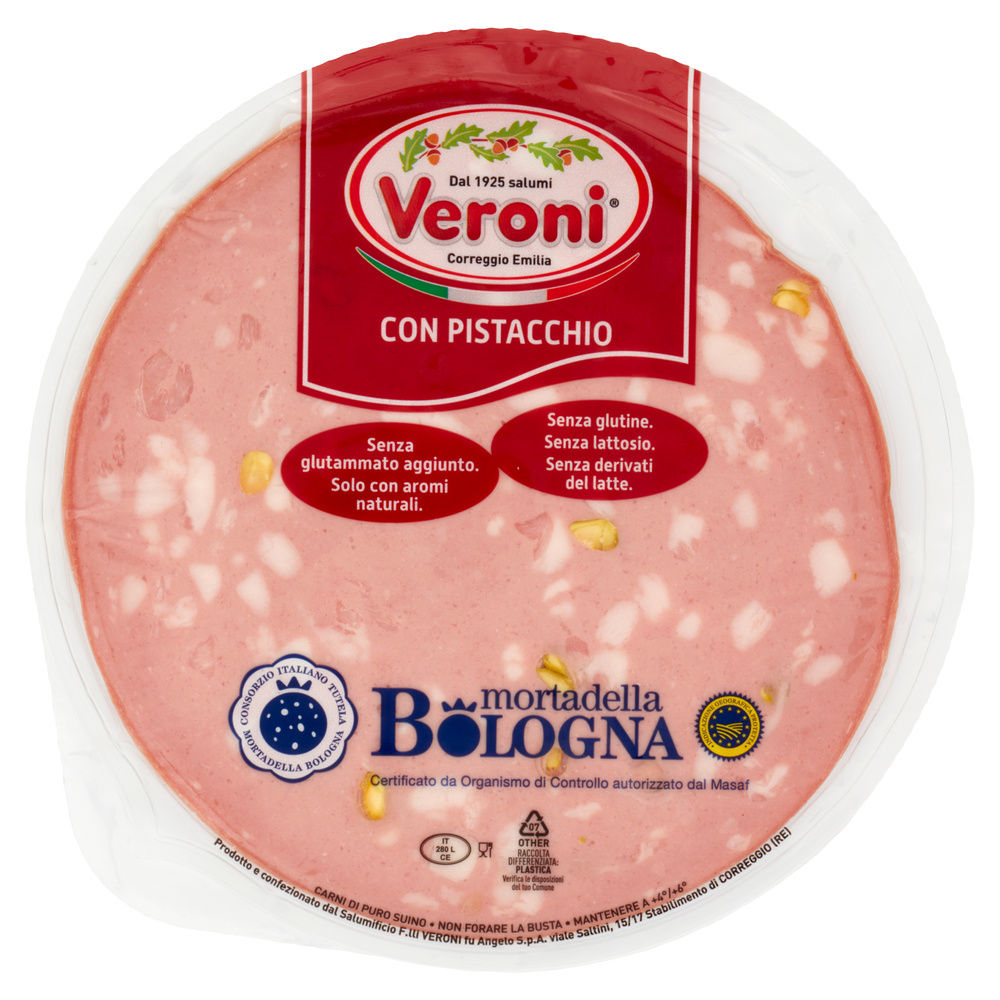 MORTADELLA BOLOGNA IGP GUSTOSELLA FETTE C/P SV VERONI G 180 - 4