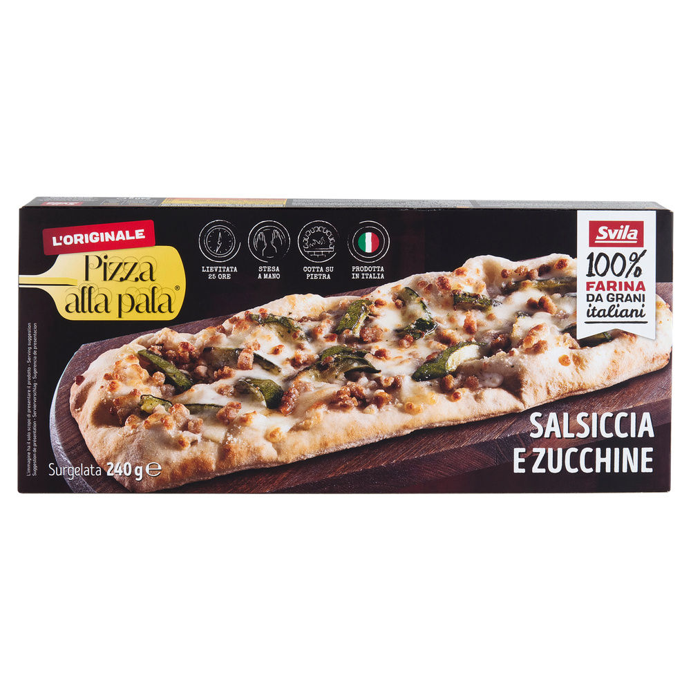 PIZZA PALA SALSICCIA ZUCCHINE SVILA SURGELATA 240 G - 2