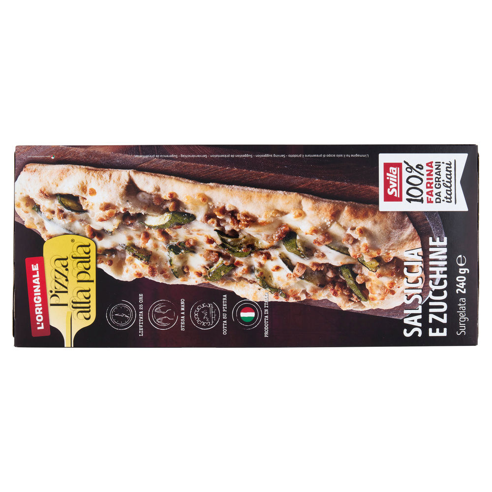 PIZZA PALA SALSICCIA ZUCCHINE SVILA SURGELATA 240 G - 1