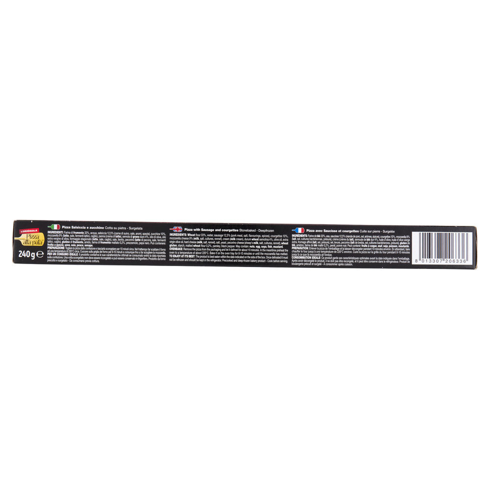 PIZZA PALA SALSICCIA ZUCCHINE SVILA SURGELATA 240 G - 6