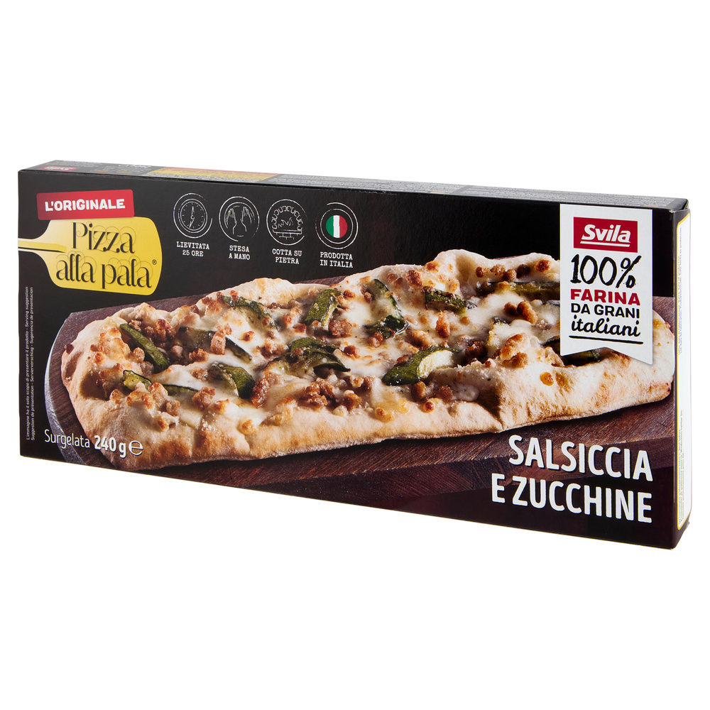PIZZA PALA SALSICCIA ZUCCHINE SVILA SURGELATA 240 G - 8