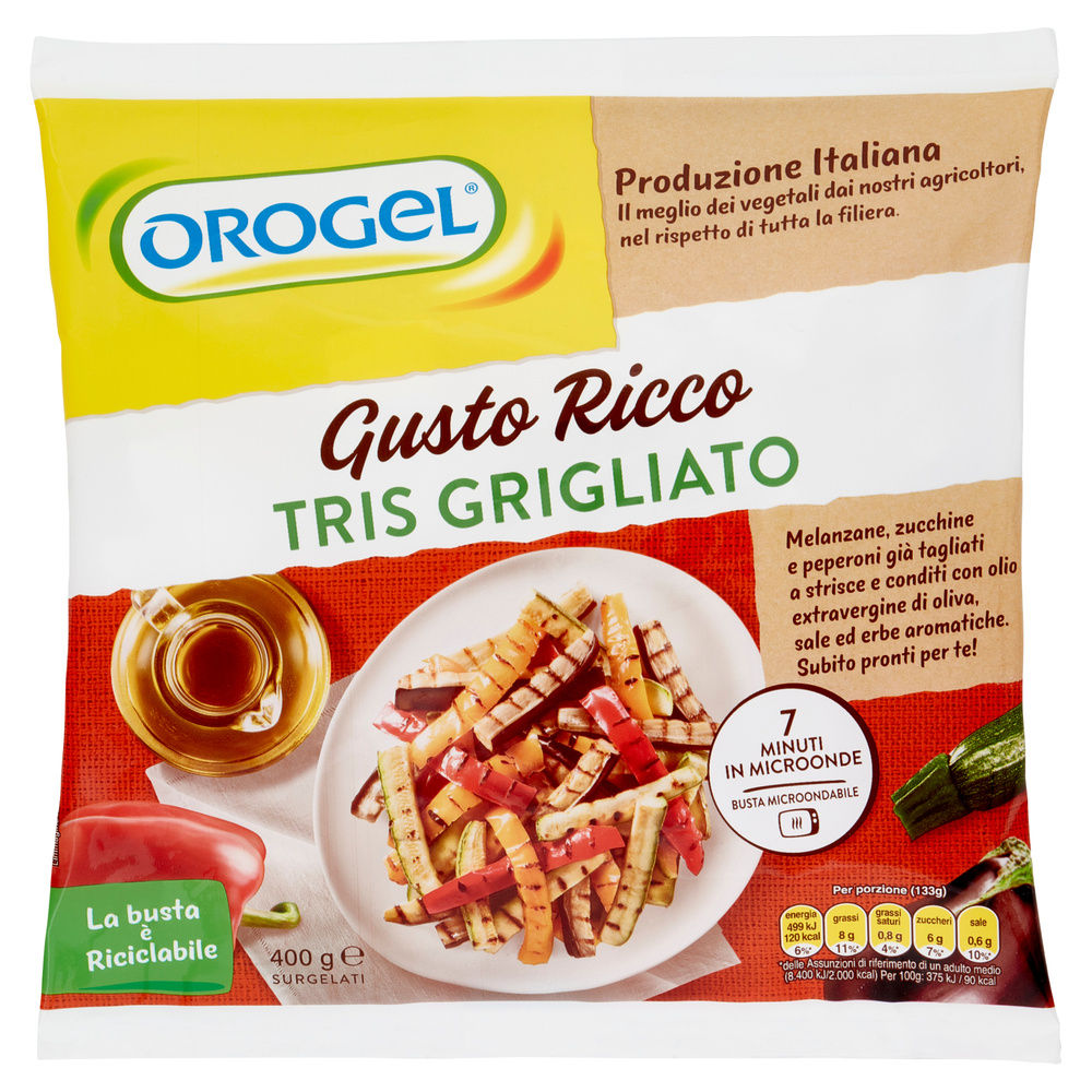 TRIS GRIGLIATO GUSTO RICCO OROGEL BUSTA 400G - 2