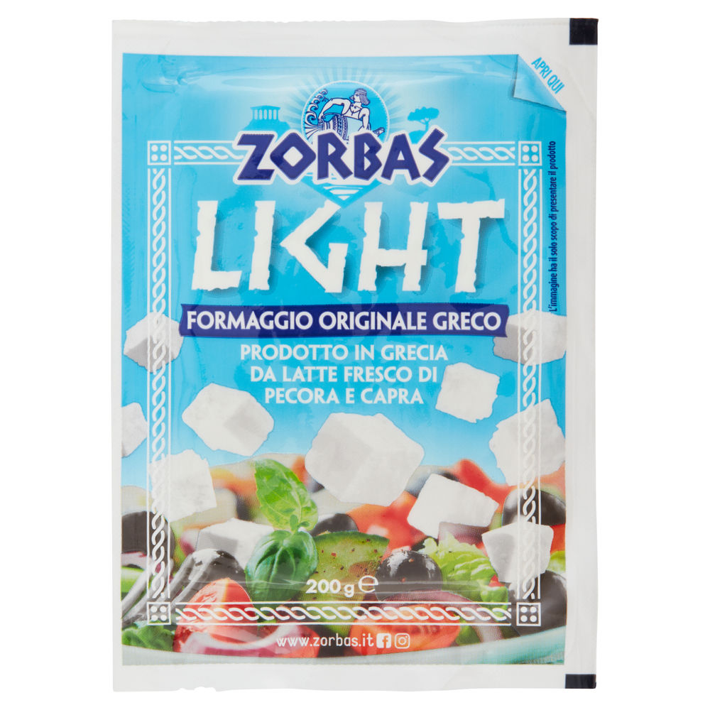 FORMAGGIO GRECO MAGRO ZORBAS LIGHT SV GR.200 - 0