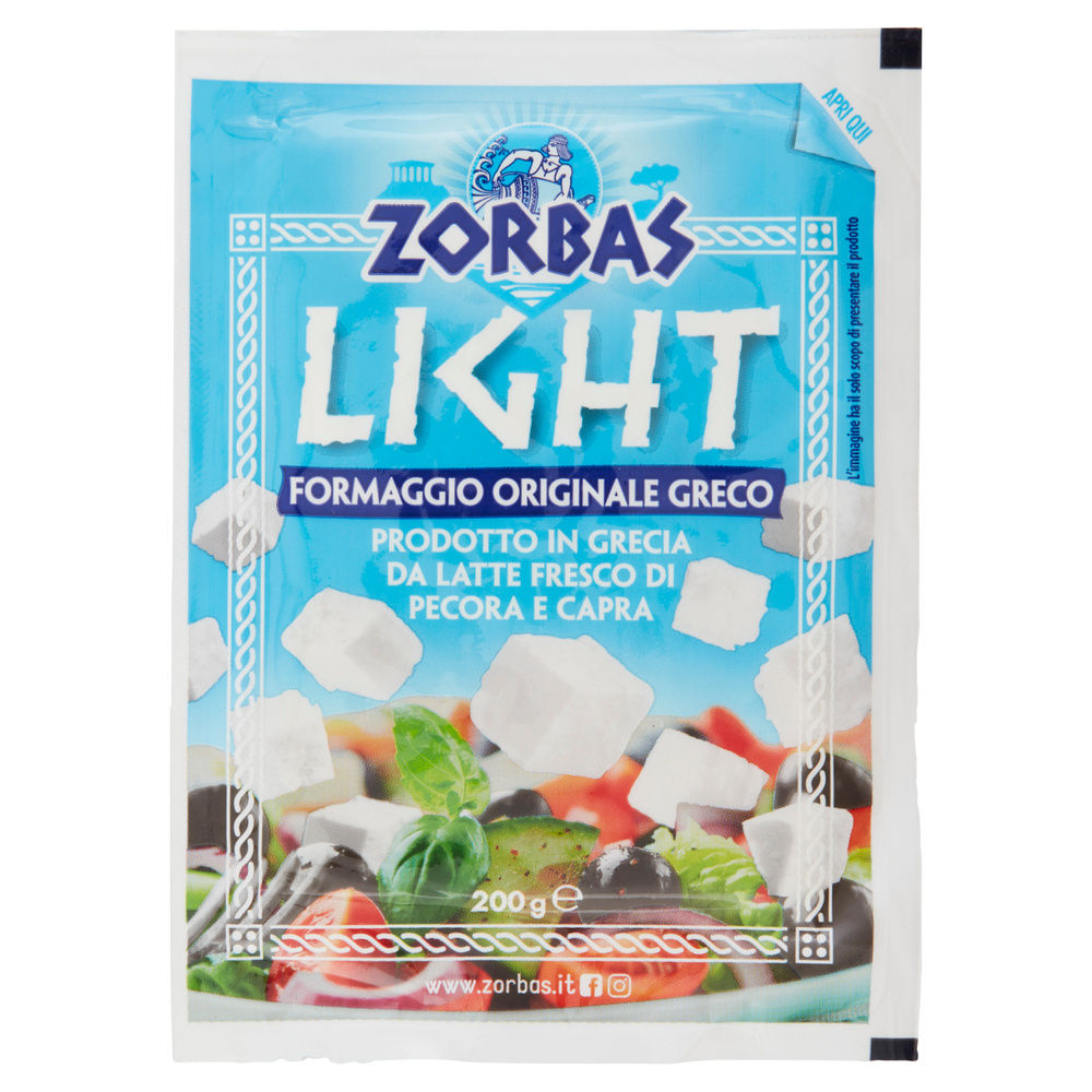 FORMAGGIO GRECO MAGRO ZORBAS LIGHT SV GR.200 - 2