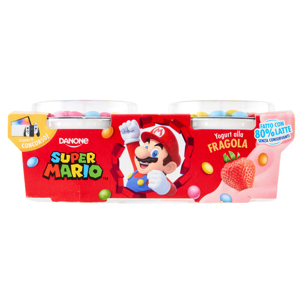 YOGOLOSO SUPERMARIO DANONE FRAGOLA VASETTO 2X110G - 2