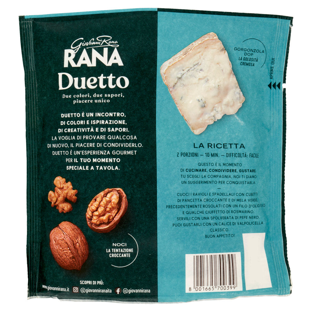 SFOGLIAVELO DUETTO NOCI IN PEZZI E GORGONZOLA DOP RANA G 250 - 1