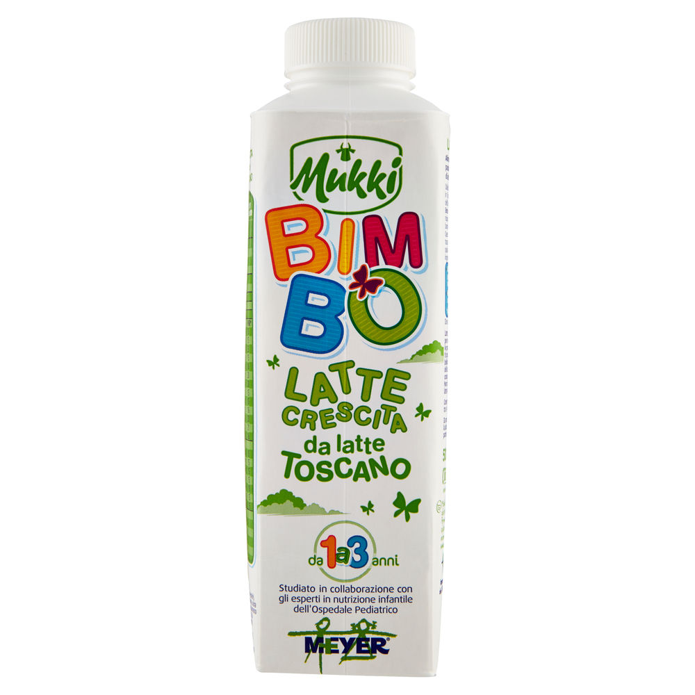 LATTE ALTO PASTORIZZATO MUKKI BIMBO LATTE CRESCITA TETRA TOP 500ML - 0