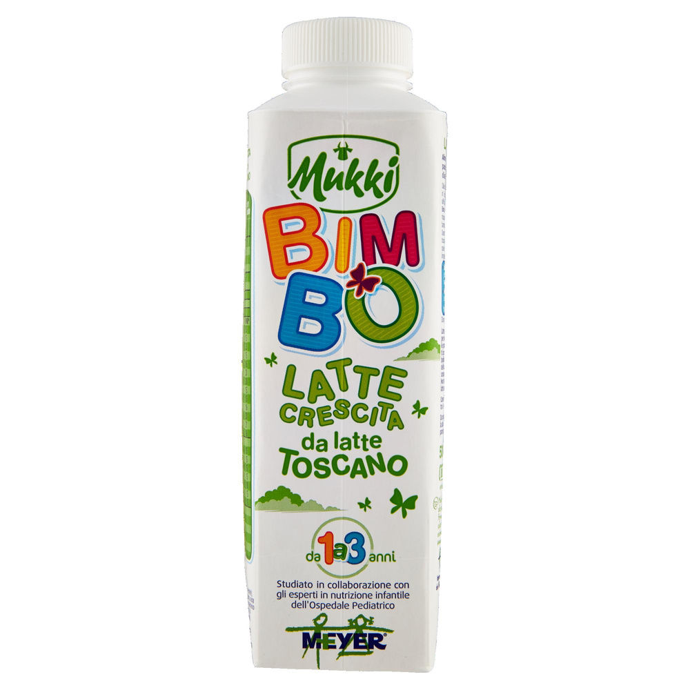 LATTE ALTO PASTORIZZATO MUKKI BIMBO LATTE CRESCITA TETRA TOP 500ML - 3
