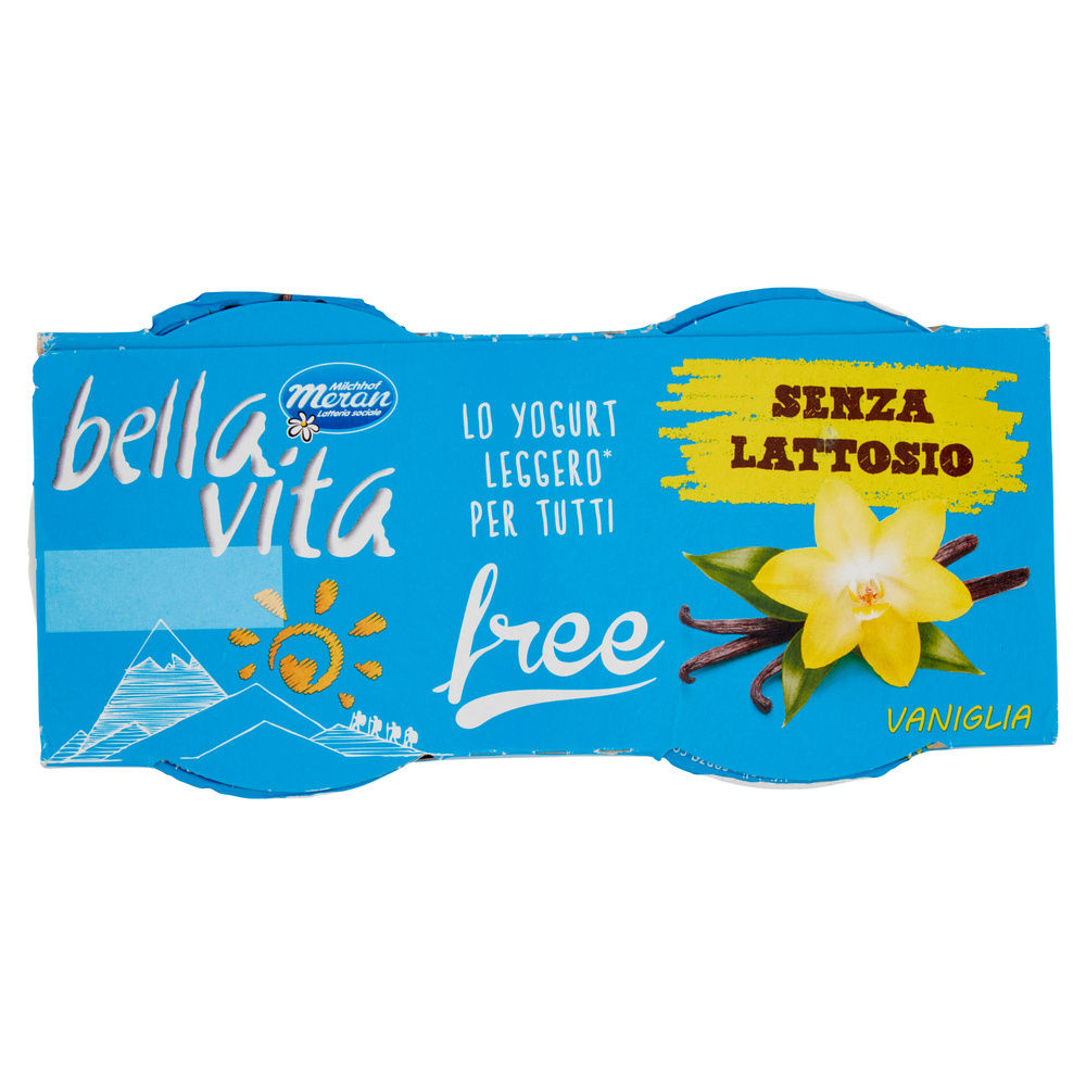 YOGURT BELLA VITA FREE SENZA LATTOSIO MERANO VANIGLIA 2X125G - 7