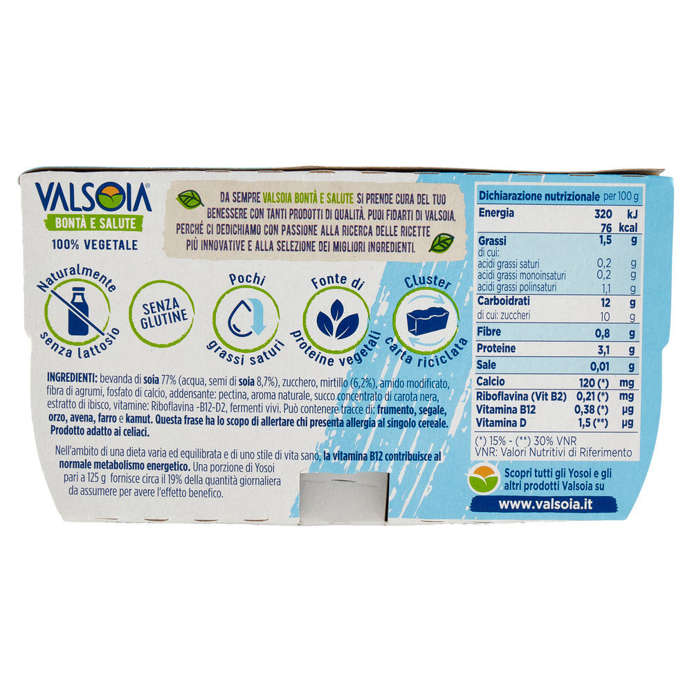 YOSOI VALSOIA MIRTILLO 2X125 G - 1