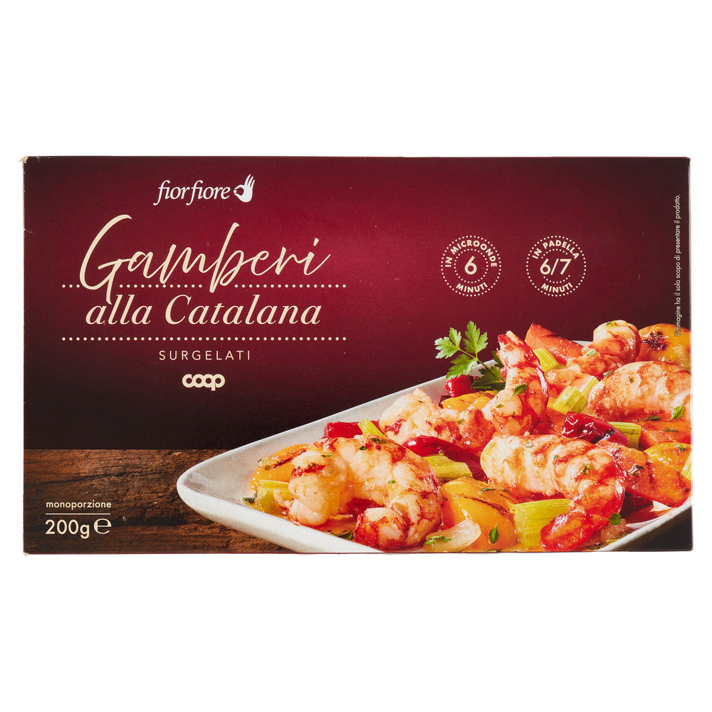 GAMBERI ALLA CATALANA FIOR FIORE COOP SCATOLA SURG. G 200 - 3