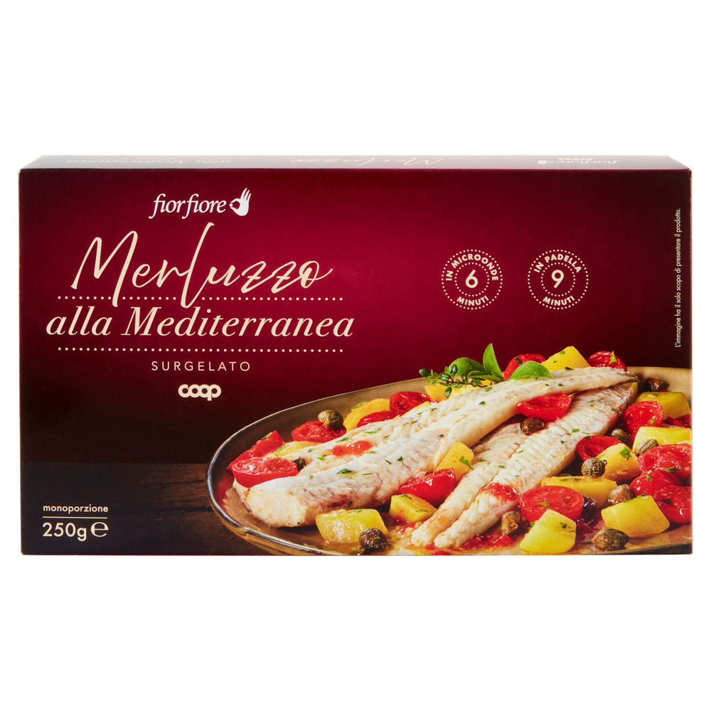 MERLUZZO ALLA MEDITERRANEA FIOR FIORE COOP SCATOLA SURG. G 250 - 3