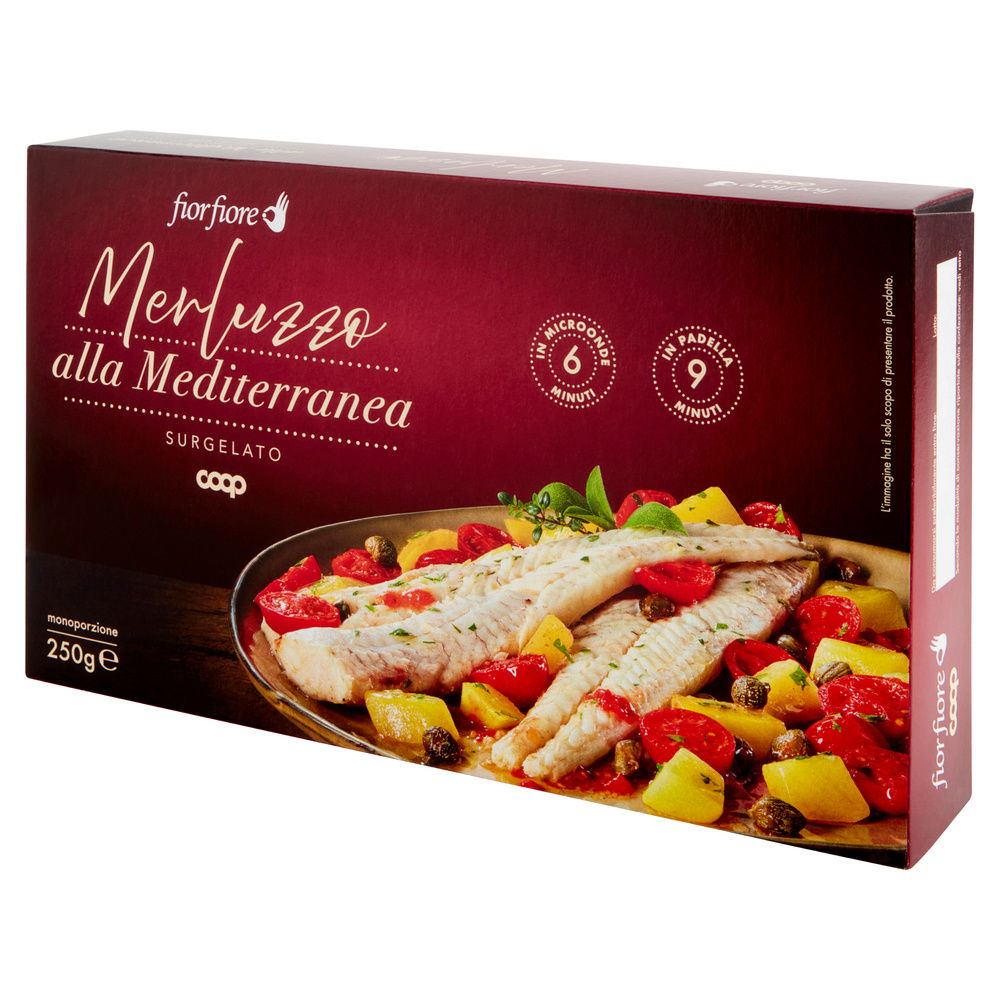 MERLUZZO ALLA MEDITERRANEA FIOR FIORE COOP SCATOLA SURG. G 250 - 2