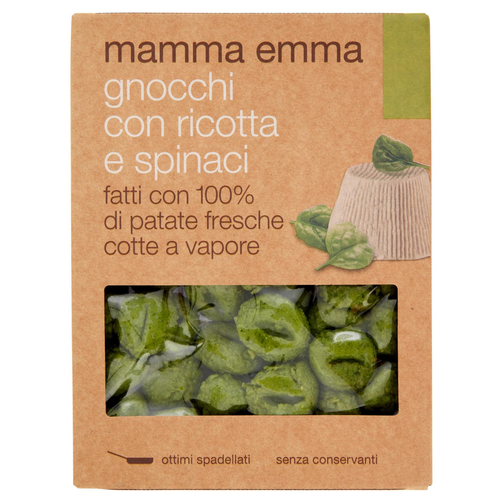 GNOCCHI DI PATATE CON RICOTTA E SPINACI MAMMA EMMA G 400 - 0