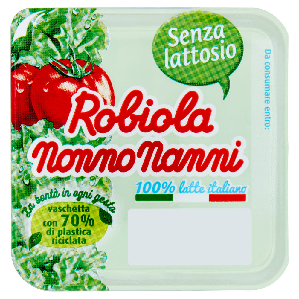 ROBIOLA SENZA LATTOSIO NONNO NANNI VASCHETTA  G 100 - 0