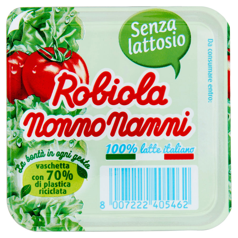 ROBIOLA SENZA LATTOSIO NONNO NANNI VASCHETTA  G 100 - 3