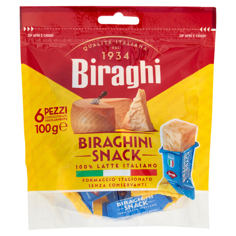 BIRAGHINI SNACK GRANBIRAGHI BUSTA PZ 6 G 100 - 0