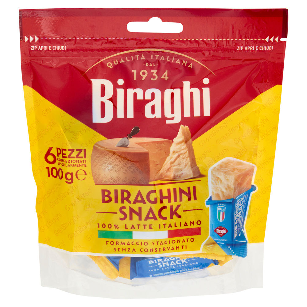 BIRAGHINI SNACK GRANBIRAGHI BUSTA PZ 6 G 100 - 6