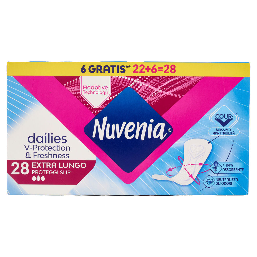 PROTEGGI SLIP NUVENIA EXTRA LUNGO CON VITAMINA E PZ 22 + 6 GRATIS - 3