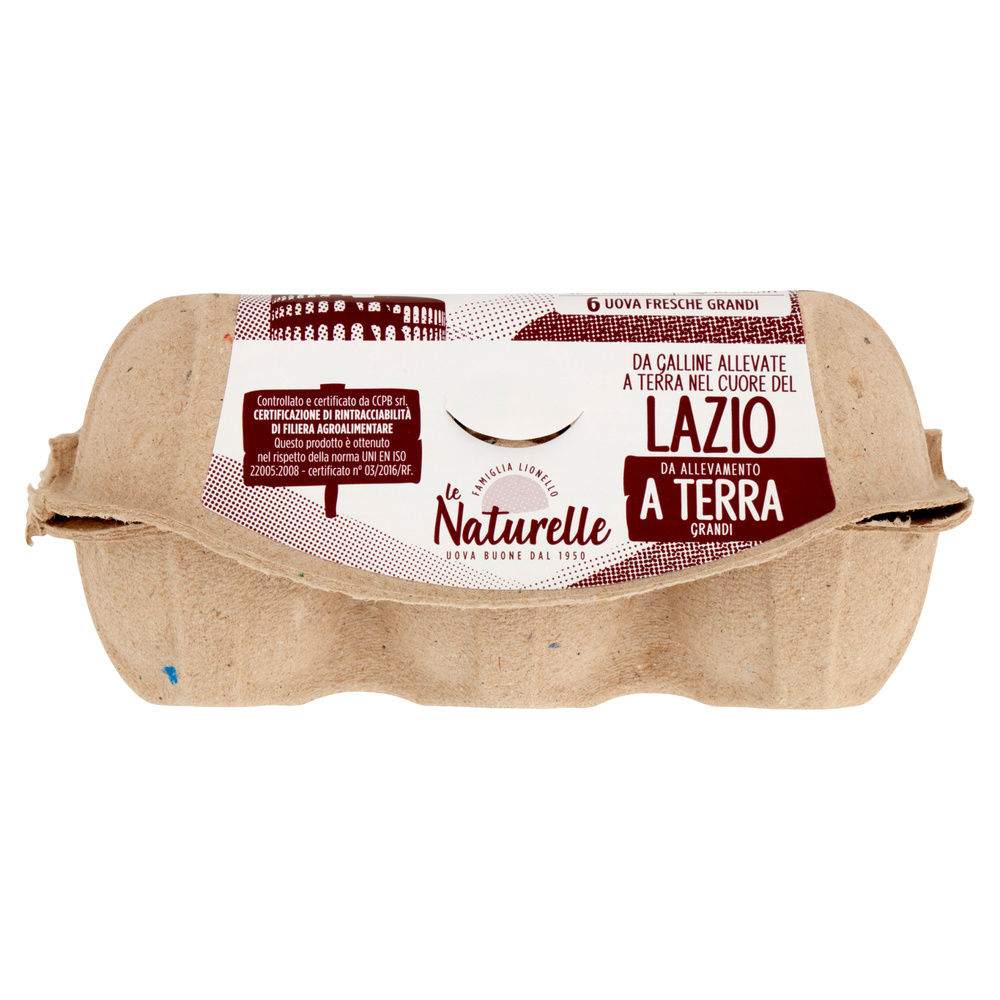 UOVA FRESCHE ALLEVATE A  TERRA L CAT. A LAZIO NATURELLE X 6 - 6