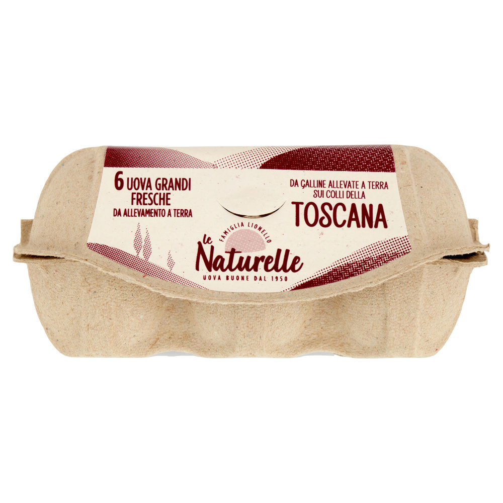 UOVA FRESCHE ALLEVATE A  TERRA L CAT.A LE TOSCANE NATURELLE X 6 - 6