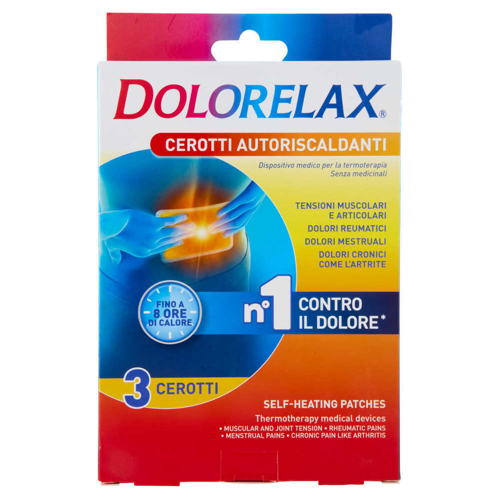 CEROTTI DOLORELAX MED AUTORISCALDANTI SCATOLA PEZZI 3 - 3