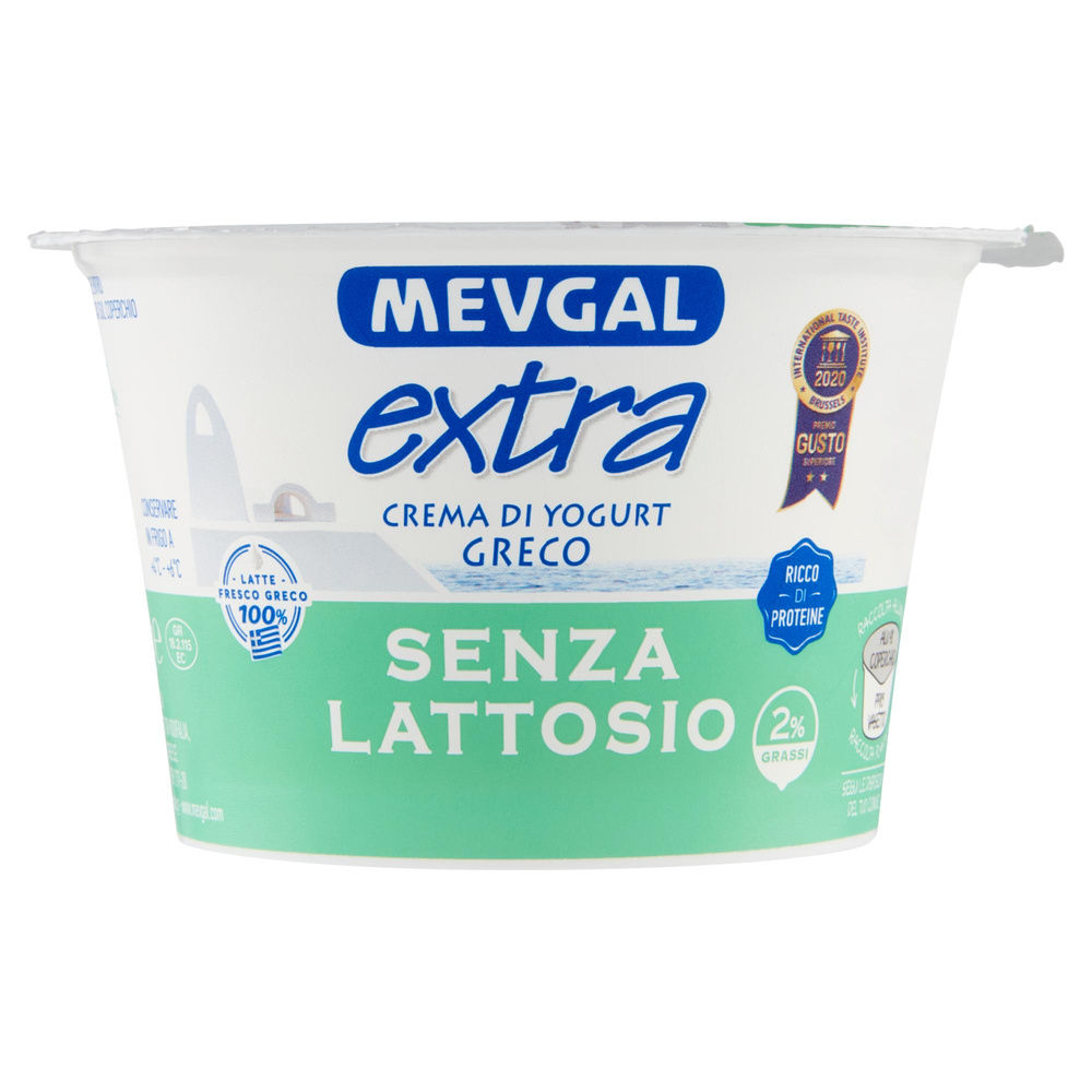 YOGURT GRECO 2% SENZA LATTOSIO MEVGAL VASETTO 150 G - 0