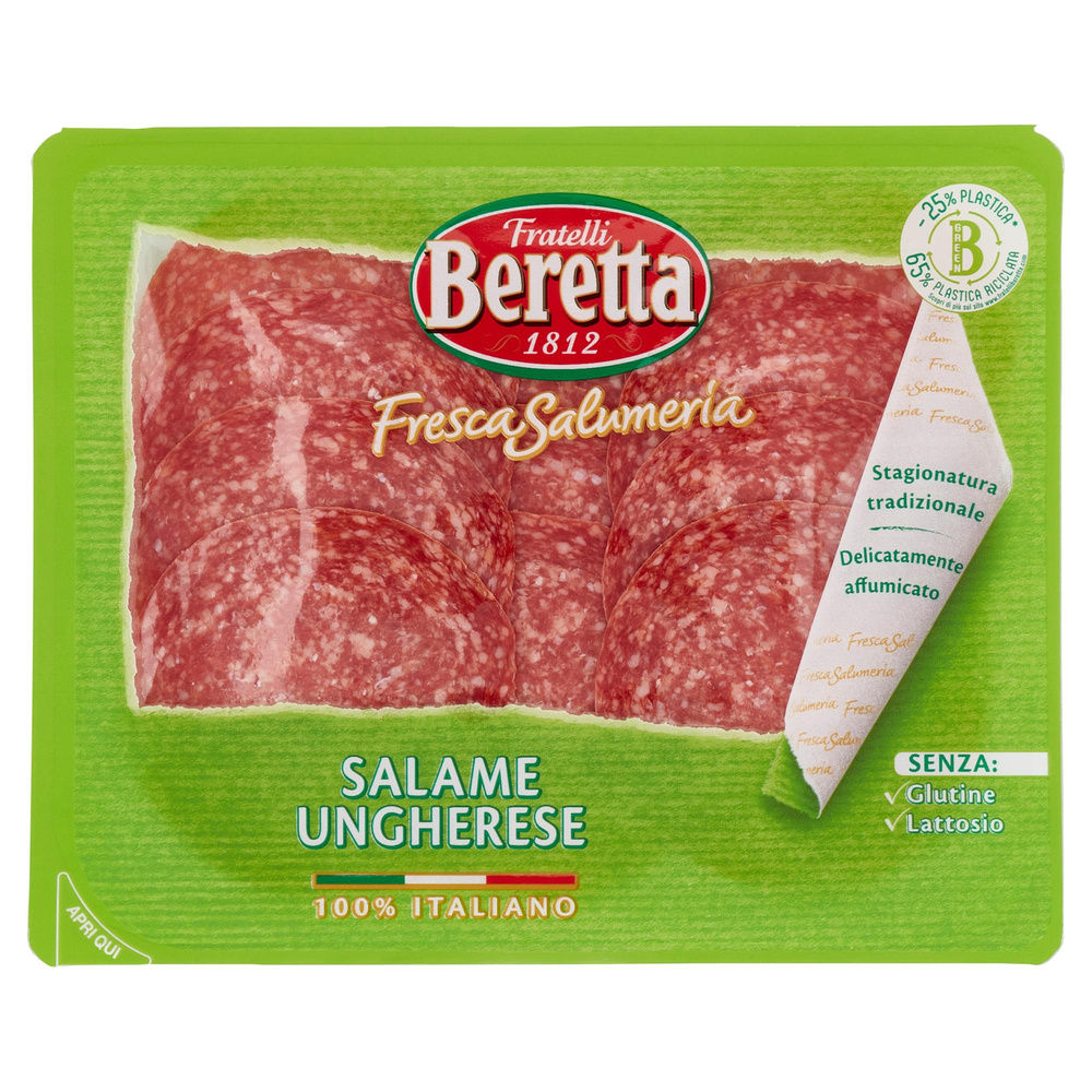 SALAME UNGHERESE FRESCA SALUMERIA ITALIANA BERETTA G100 - 3