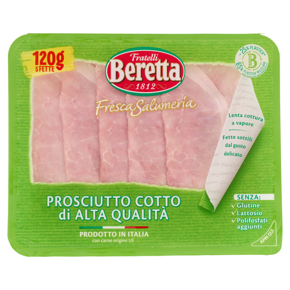 Prosc.cotto alta qualita' fresca salumeria beretta vs g 120