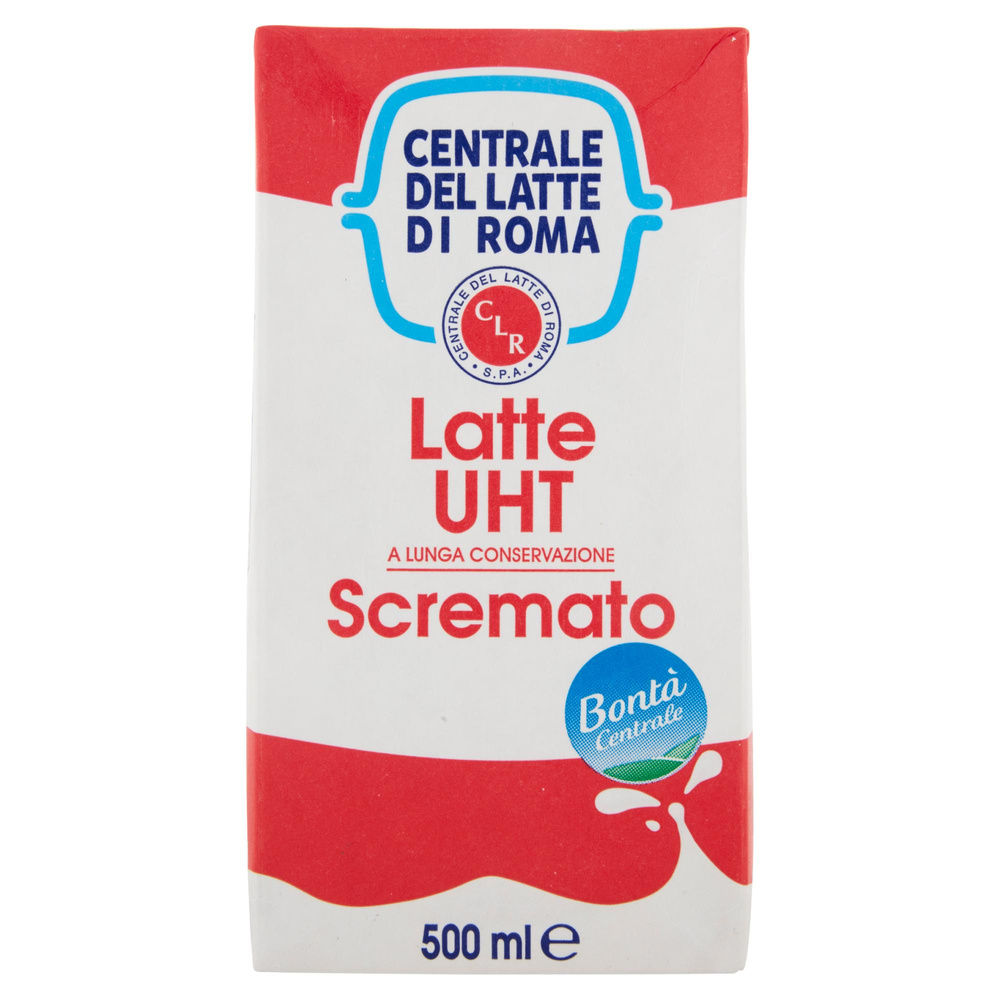 LATTE UHT SCREMATO 500 ML CENTRALE DEL LATTE DI ROMA - 3