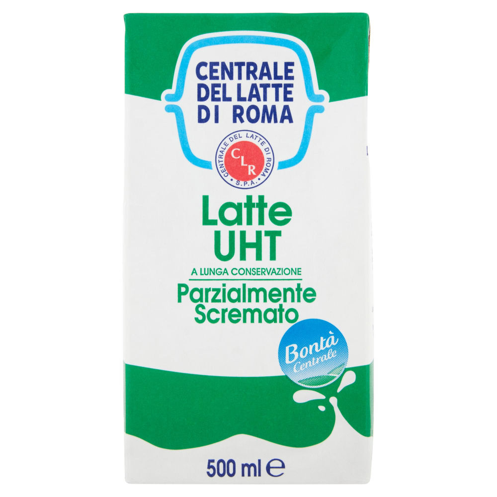 LATTE UHT PARZIALMENTE SCREMATO 500ML CENTRALE DEL LATTE DI ROMA - 0