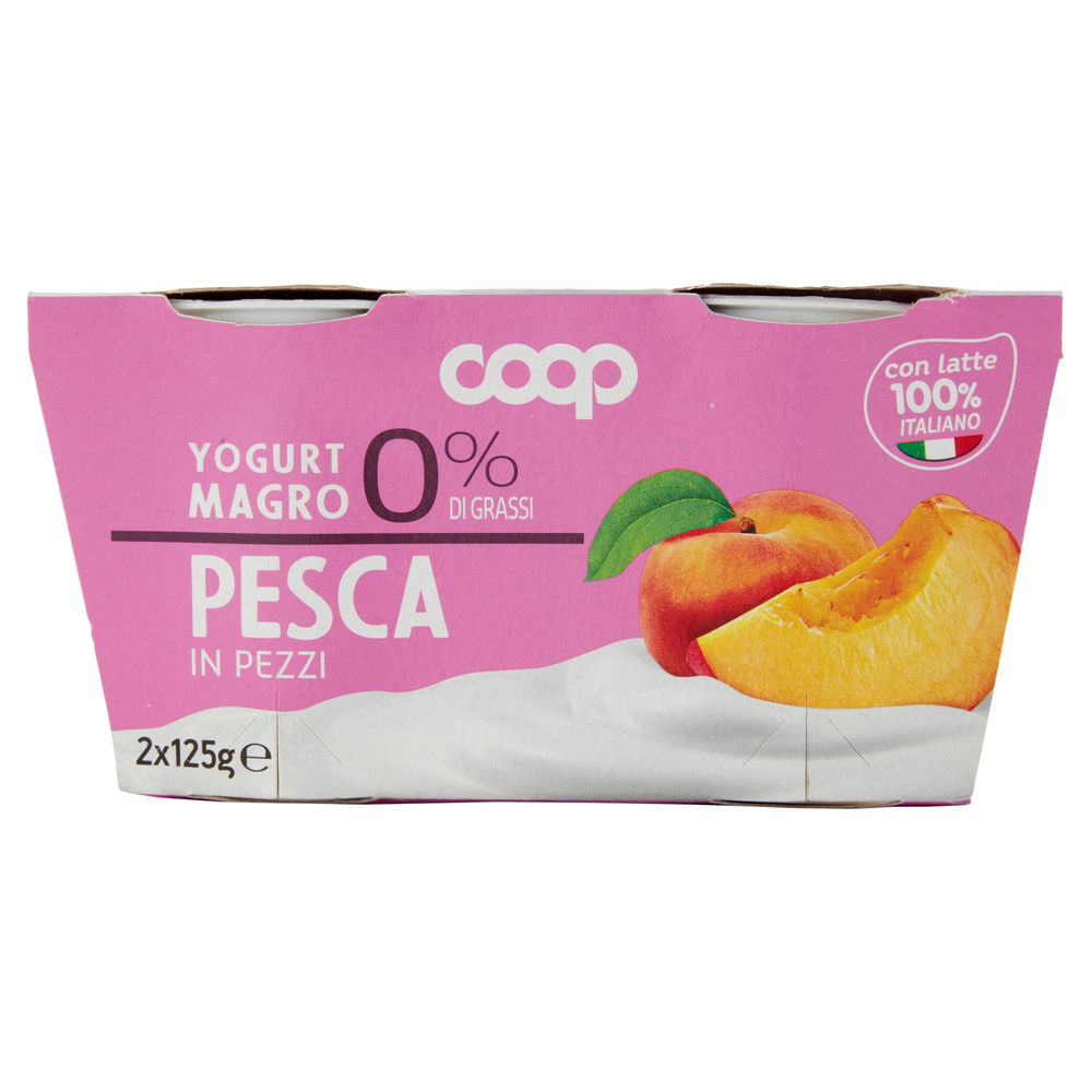 YOGURT MAGRO 0% COOP PESCA G 125X2 - 5
