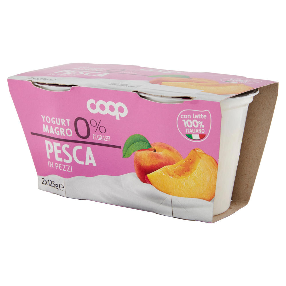 YOGURT MAGRO 0% COOP PESCA G 125X2 - 8