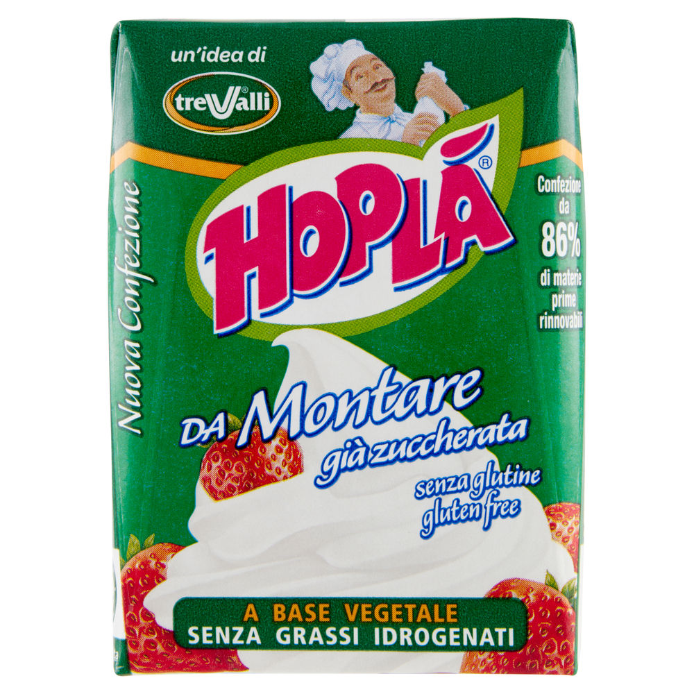 PREPARATO VEGETALE ZUCCHERATO SENZA GRASSI IDROGENATI HOPLA' BRICK ML 200 - 0