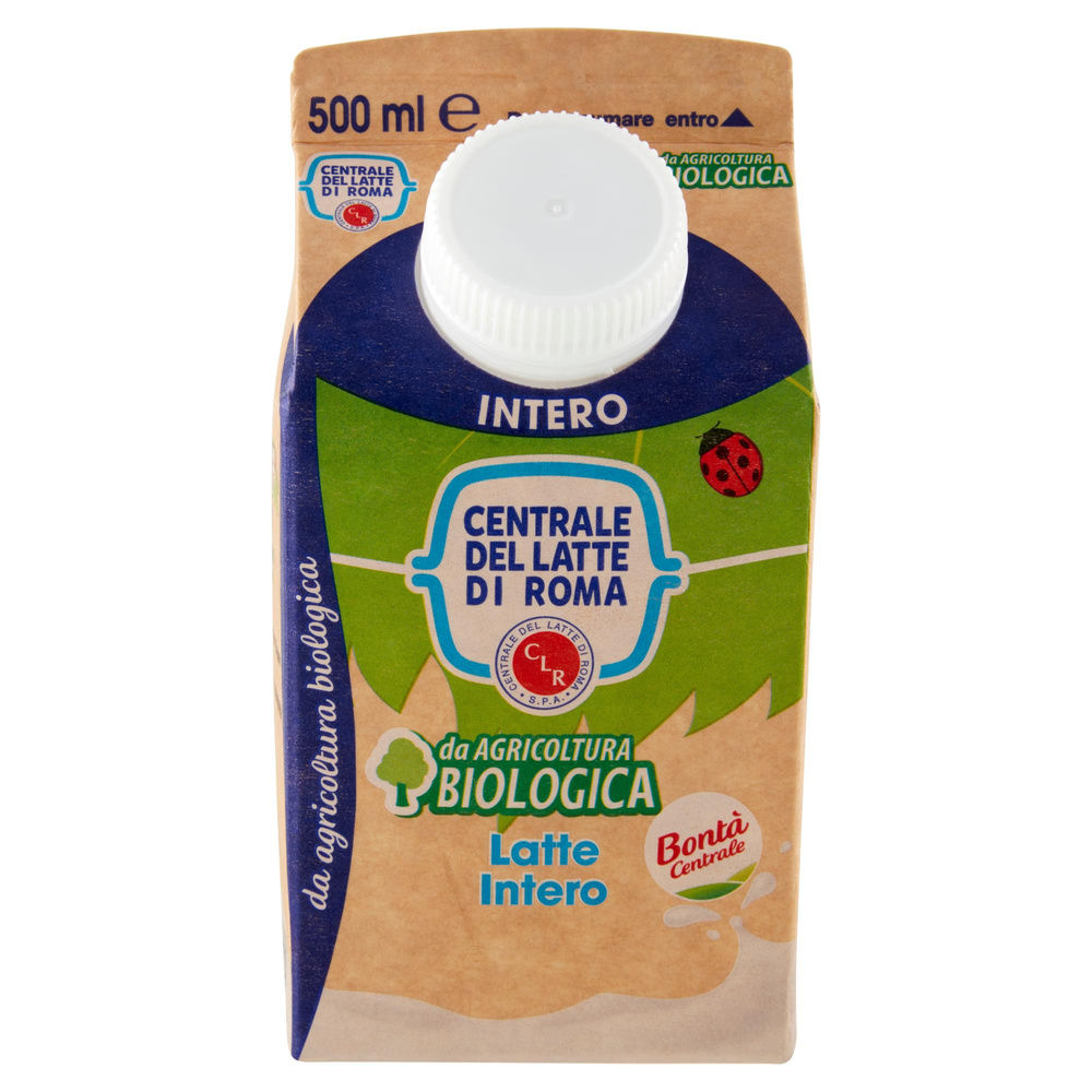 LATTE BIO INTERO PAST. A TEMPERATURA ELEVATA CENTRALE DEL LATTE DI ROMA ML 500 - 3