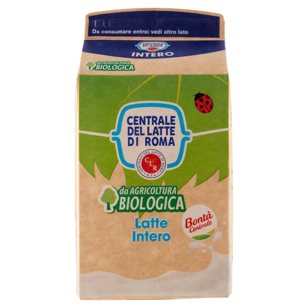 LATTE BIO INTERO PAST. A TEMPERATURA ELEVATA CENTRALE DEL LATTE DI ROMA ML 500 - 1