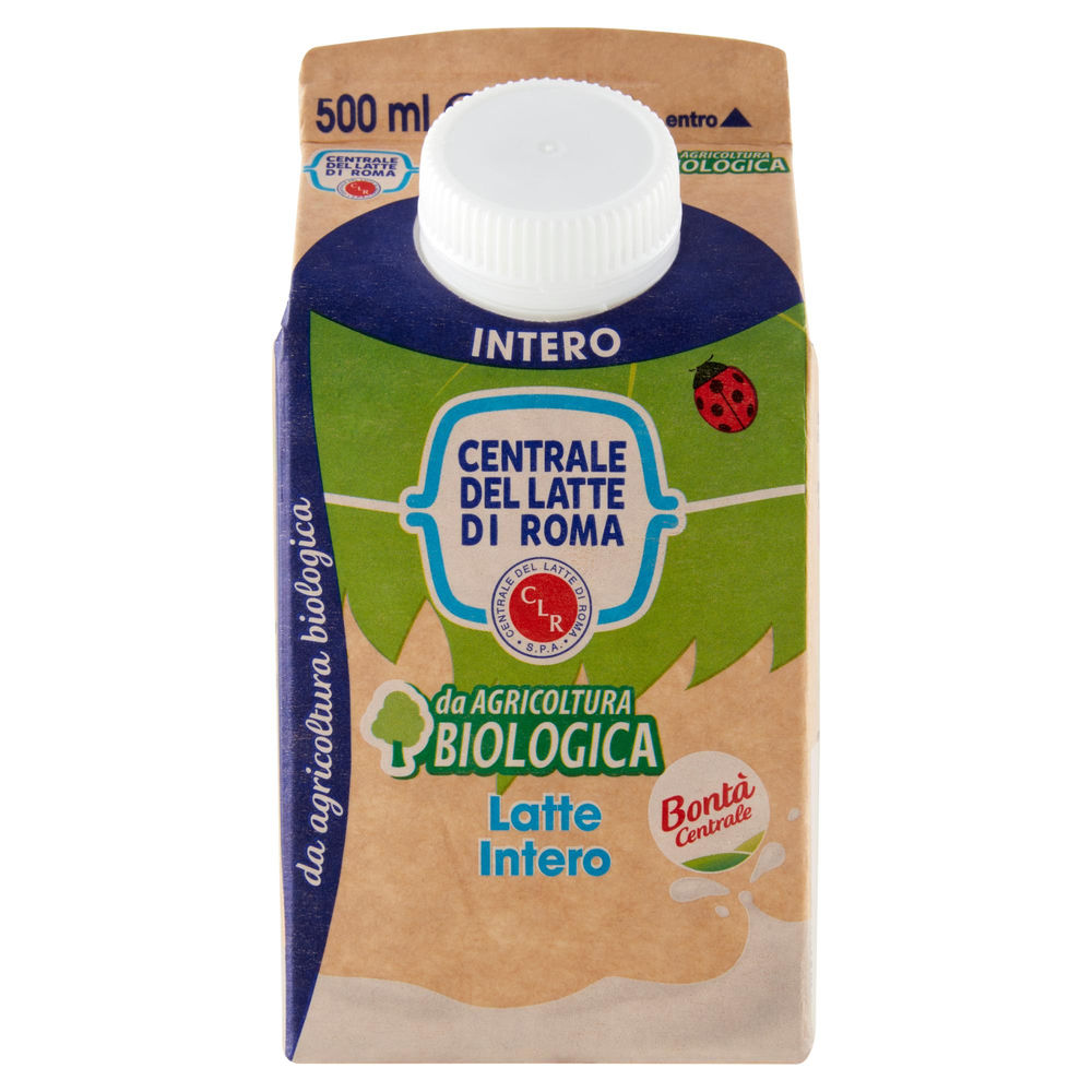 LATTE BIO INTERO PAST. A TEMPERATURA ELEVATA CENTRALE DEL LATTE DI ROMA ML 500 - 0