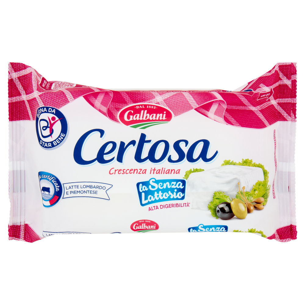 CERTOSA SENZA LATTOSIO GALBANI FLOW PACK G 165 - 2