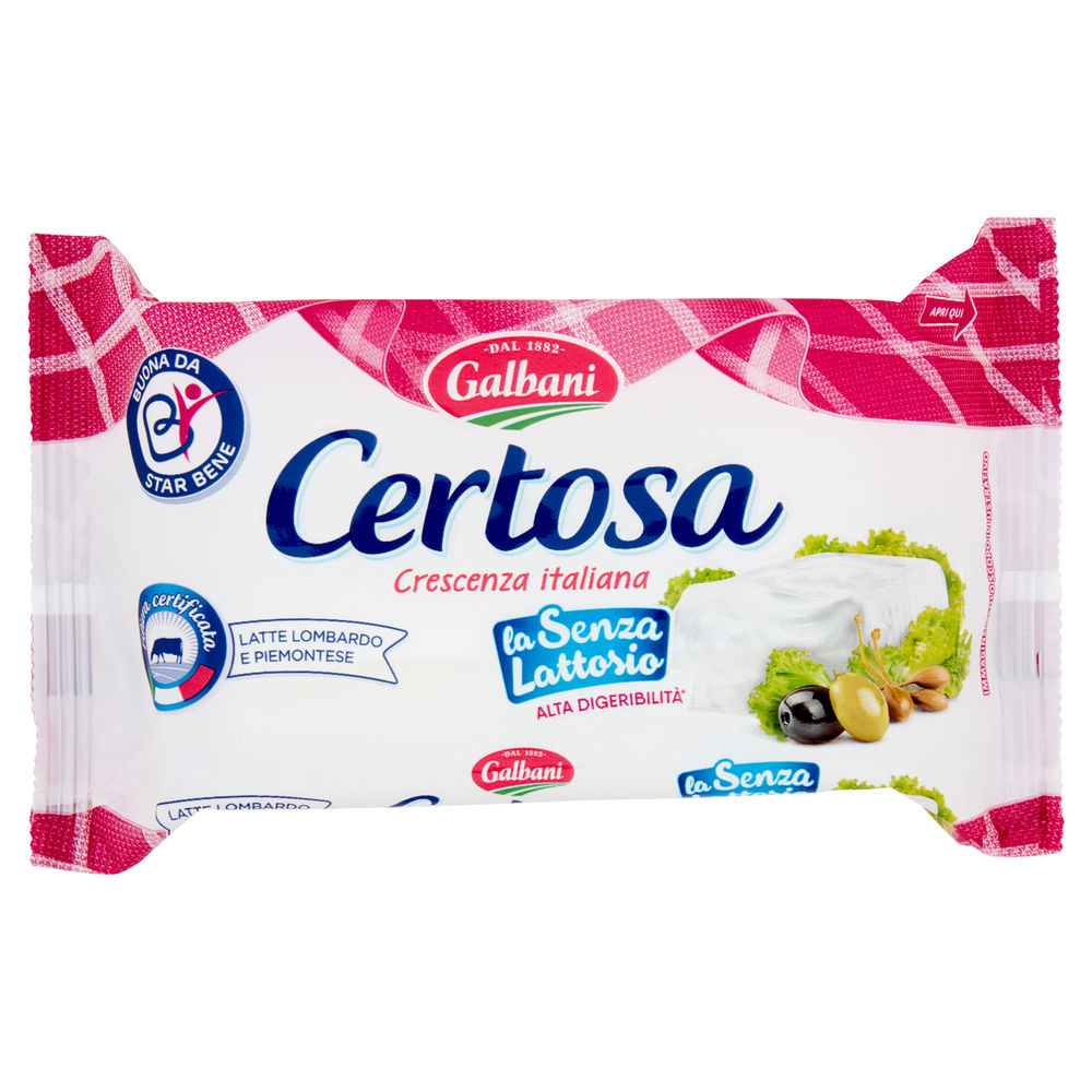 CERTOSA SENZA LATTOSIO GALBANI FLOW PACK G 165 - 0
