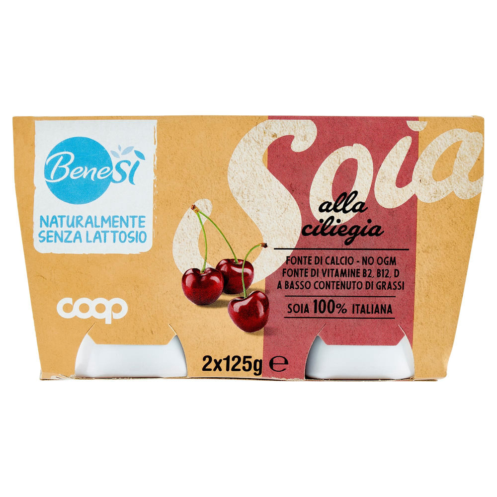 SOJA YO BENE SI COOP CILIEGIA G 125X2 - 0