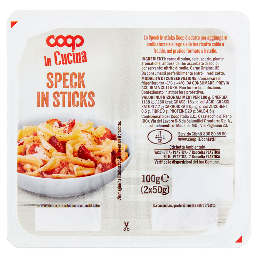 SPECK IN STICK COOP VASCHETTA 50G X2 - 1