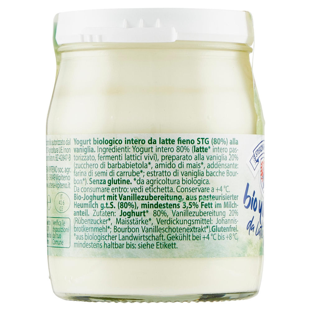 YOGURT BIO VANIGLIA INTERO VIPITENO VASO VETRO G 150 - 3