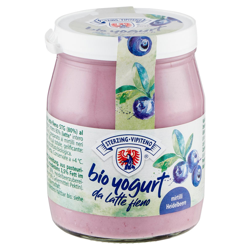 YOGURT BIO MIRTILLO NERO INTERO VIPITENO VASO VETRO G 150 - 3