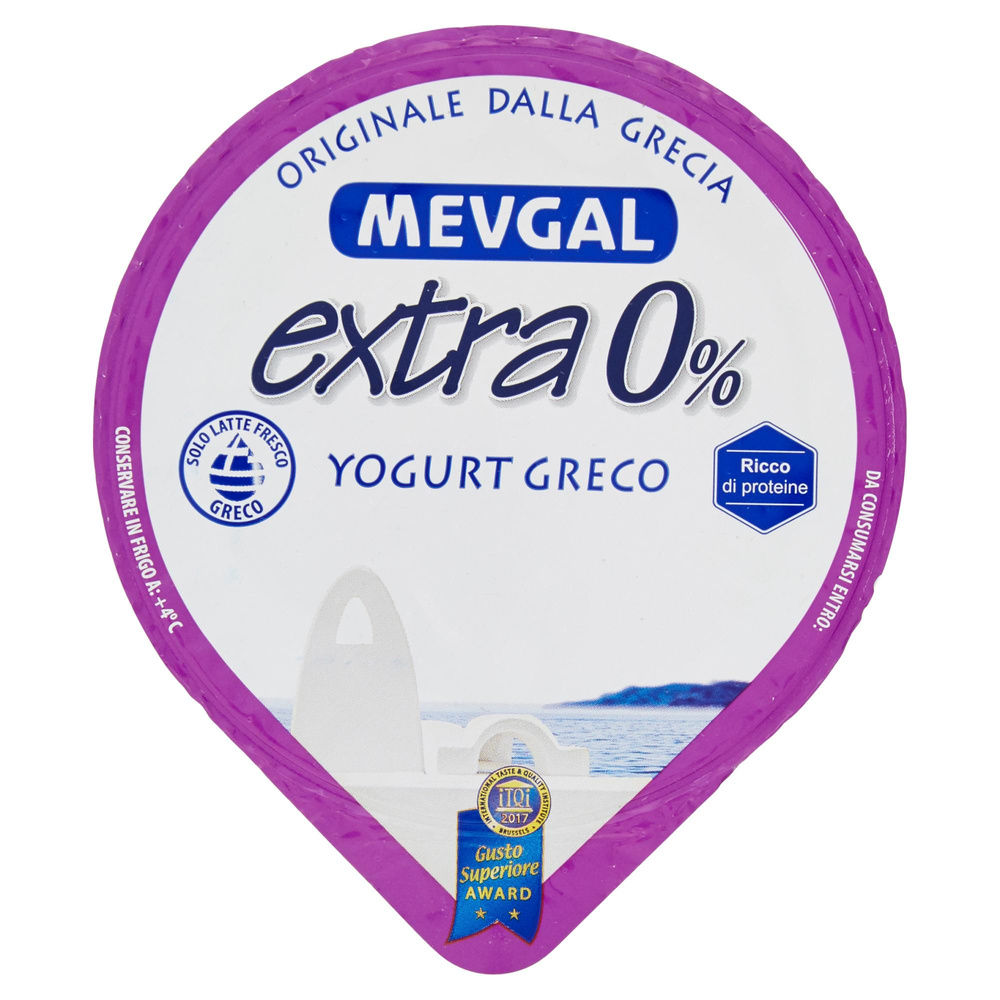 CREMA DI YOGURT GRECO EXTRA 0% MEVGAL VASETTO 150 G - 3