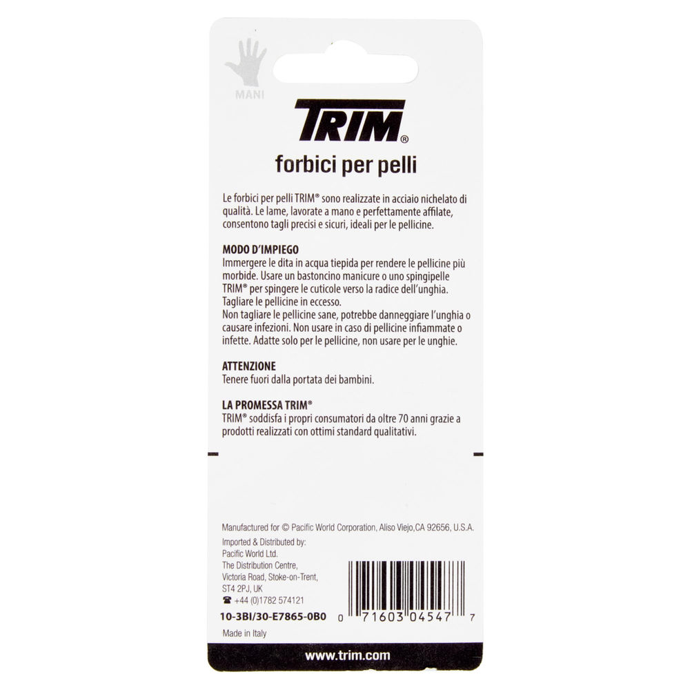 FORBICE PELLI CURVA  TRIM 3,5 '' 10-3 BI PZ. 1 - 1
