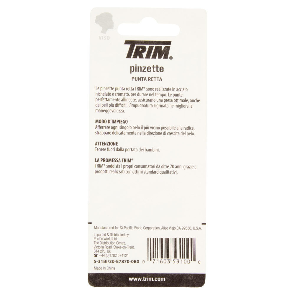 PINZA CROMATA TRIM 3,5 PUNTA RETTA 5-31 BI PZ. 1 - 1