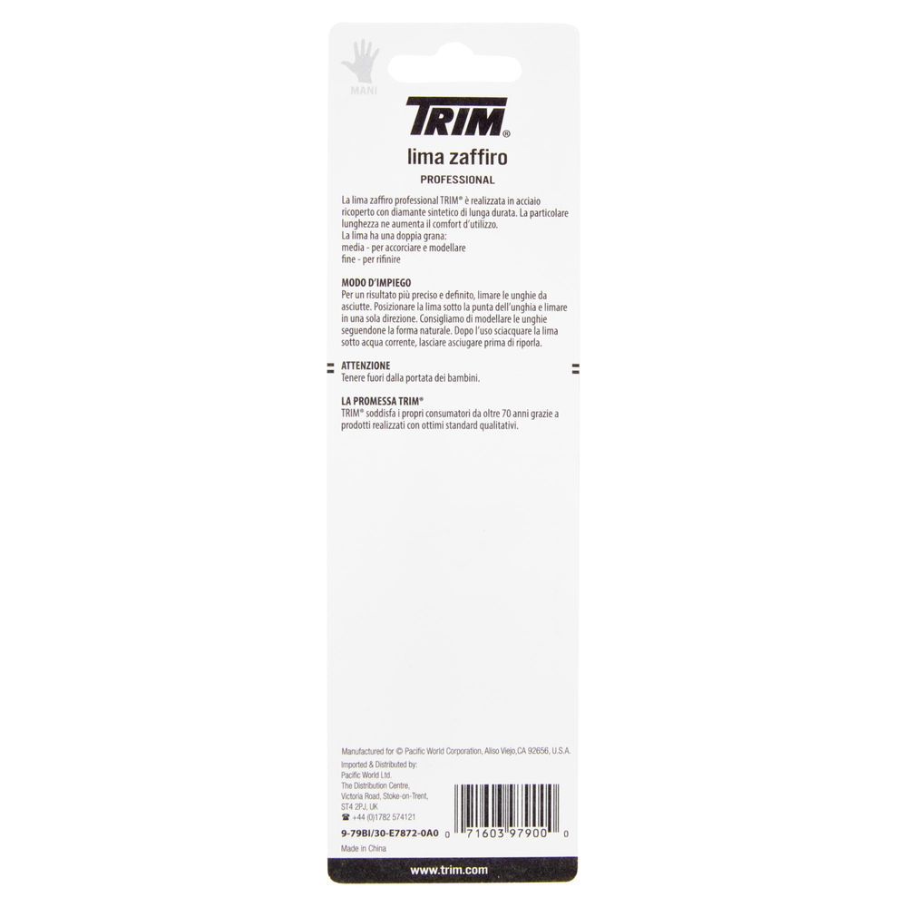 LIMA ZAFFIRO TRIM CM.16 9.79 BI PZ. 1 - 1